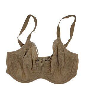 Chantelle Chic Sexy Unlined Underwire Bra 32DDDD Beige #3582
